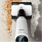 双滚刷无线智能洗地机 家用电动吸尘拖地一体机