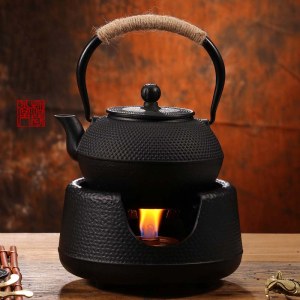 茶艺两用铁炭炉 铸铁风炉 酒精炉 铸铁壶加热保温烧碳炉