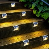 太阳能台阶灯 别墅户外台阶楼梯LED照明灯景观围灯