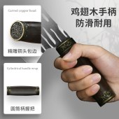 龙泉手工锻打不锈钢菜刀  锋利切片刀砍切两用刀