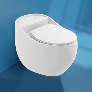 金边新款鸡蛋型马桶坐便器 创意设计家装酒店卫浴坐便器