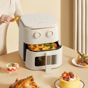 智能可视大容量空气炸锅 多功能触控一体烤箱空气炸锅