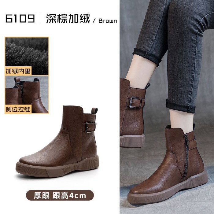 深棕色加绒