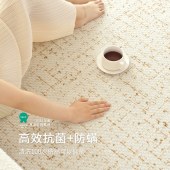 现代简约波斯绒地毯 纯色防水耐脏免打理地垫 免洗可擦沙发茶几垫毯