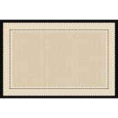 法式复古波斯绒地毯 中古风轻奢奶油色免洗短绒地毯