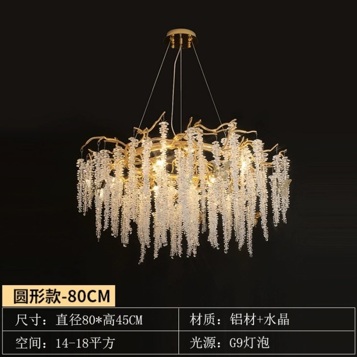 圆形80厘米 水晶吊灯