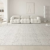 现代简约波斯绒地毯 纯色防水耐脏免打理地垫 免洗可擦沙发茶几垫毯