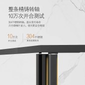 下沉式钻石型淋浴房 干湿分离浴室平开玻璃门洗澡隔断