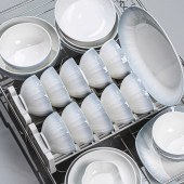 简约渐变釉下彩陶瓷餐具 家用高颜值筷子碗盘碟餐具套装