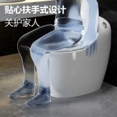 蛋形虹吸式抽水马桶 家用节水防溅大冲力座便器