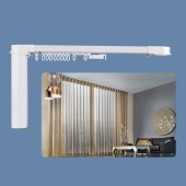 蛇形帘电动窗帘轨道 1.2厚静音智能窗帘电动轨道