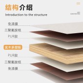 多层实木免漆板E1级生态板 三聚氰胺板衣柜橱柜板材