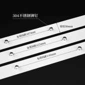 蛇形帘轨道 直轨超薄内开窗波浪帘整齐有节奏窗帘轨道