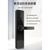 纹锁c级芯锁学校宿舍智能锁电子锁公寓民宿智能门锁通通锁