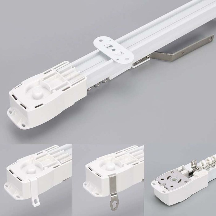 电动蛇形窗帘轨道