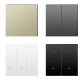 智能家居面板开关 家庭酒店涂鸦智能zigbee语音控制墙壁86零火开关面板