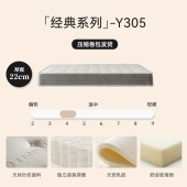 家用海绵乳胶弹簧床垫 租房民宿护脊护腰环保椰棕床垫20cm厚