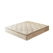 轻奢系列手工床垫 家用天然蚕丝大豆纤维独立袋装弹簧床垫定制