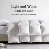 羽绒被白鸭绒被芯五星级酒店被子95白鹅绒被被褥