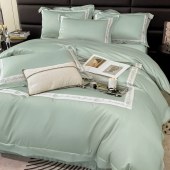 新款全棉双股刺绣四件套 100支纯棉亲肤时尚风轻奢床上用品