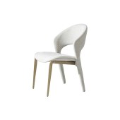 意式轻奢餐椅 家用高级感靠背椅高端餐厅餐椅设计师椅子