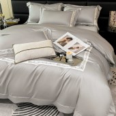 新款全棉双股刺绣四件套 100支纯棉亲肤时尚风轻奢床上用品