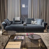 意式轻奢沙发 家用后现代客厅真皮沙发定制可全屋搭配