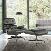 意式单人躺椅 客厅书房创意设计师真皮阳台懒人椅沙发椅