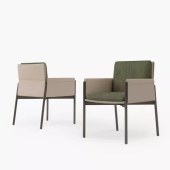 轻奢意式极简餐椅 客厅单人休闲椅设计师样板间靠背椅