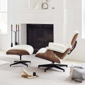 意式单人躺椅 客厅书房创意设计师真皮阳台懒人椅沙发椅