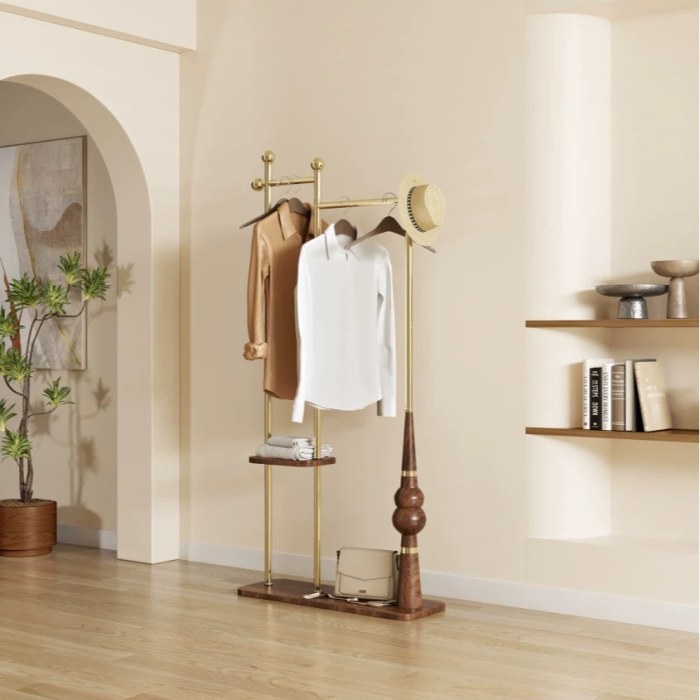 B01金色+胡桃色-80盘不带轮